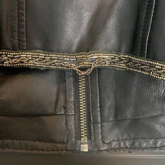 LAMARQUE LEATHER FITTED JACKET - Picture 5 of 6